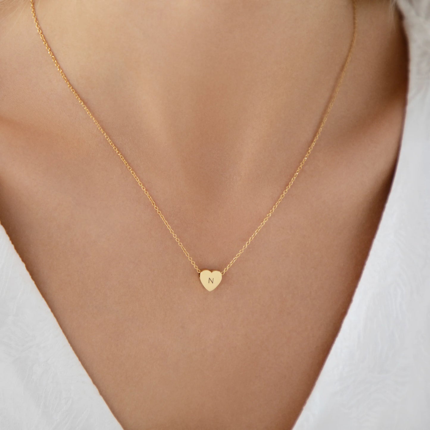 Colar Amor Coração em Ouro