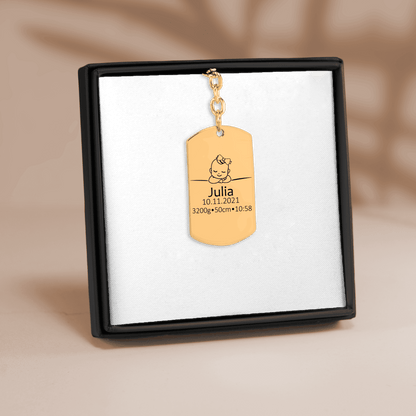 Bem Vindo ao Mundo - Porta-Chaves