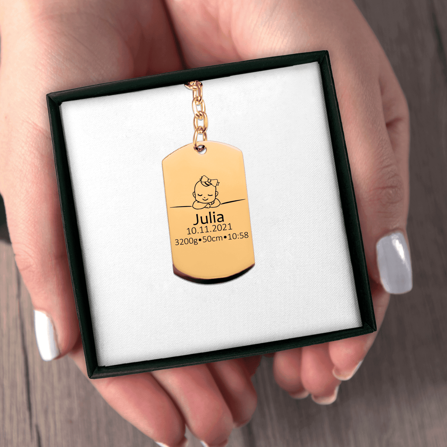 Bem Vindo ao Mundo - Porta-Chaves