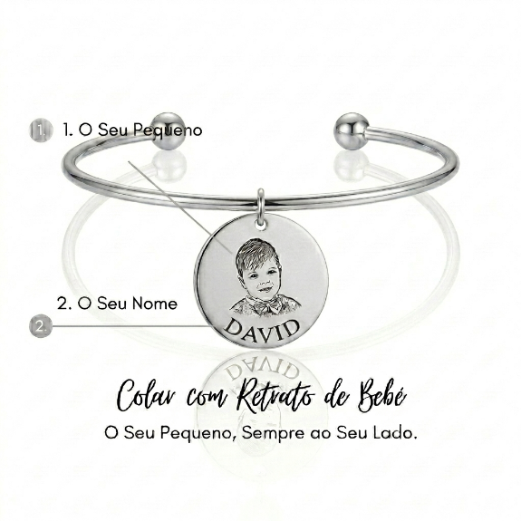 O Meu pequeno Milagre - Bracelet Personalizada