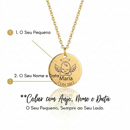 O Meu Pequeno Anjinho — Colar Personalizado
