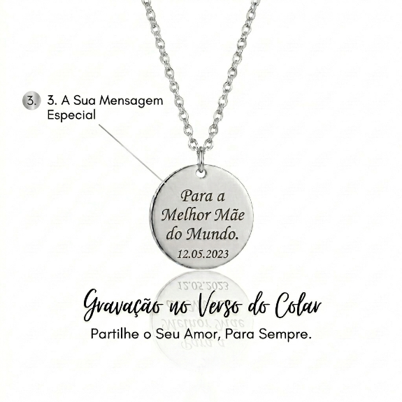 O Meu Pequeno Anjinho — Colar Personalizado